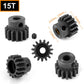 Hobbypark Metal Steel Mod 1 Pinion Gear Set 5Mm Shaft Hole 13T 14T 15T 16T Motor Gears Kit For Rc Car (4-Pack)