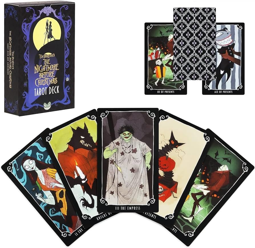 Ayme Tarot Cards With 78 Pieces The Nightmare Before Christmas Decks Traditional Standard Tarot Deck Fortune Telling Card Gamega