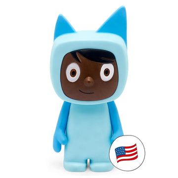 Tonies Creative Audio Character - Record And Upload Up To 90 Minutes Of Your Own Stories And Songs - Light Blue/Dark