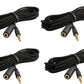 Trebisky Quiz Answer Game Buzzer Standalone System W/Led Light Buttons 15Ft Extension Cables (4-Pack Extension)