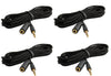 Trebisky Quiz Answer Game Buzzer Standalone System W/Led Light Buttons 15Ft Extension Cables (4-Pack Extension)