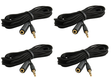 Trebisky Quiz Answer Game Buzzer Standalone System W/Led Light Buttons 15Ft Extension Cables (4-Pack Extension)