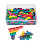 Hand2Mind Plastic Rainbow Fraction Tiles, Montessori Math Materials, Fraction Manipulatives, Unit Fraction, Fraction Bars Math Manipulatives, Fraction Games, Homeschool Supplies (15 Sets Of 51 Pieces)