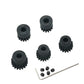 YijiaLink 5-Pack Steel 48P Pinion Gear Sets 14T 15T 16T 17T 18T with Screws for 3.175mm (1/8-Inch) Shaft 1/10 RC Car Brushless B