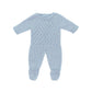 Miniland Clothes For Dolls 15'' Knitted Pajama Blue Color - Eco, Made In Spain, Quality, Role Play, Educational