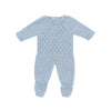 Miniland Clothes For Dolls 15'' Knitted Pajama Blue Color - Eco, Made In Spain, Quality, Role Play, Educational