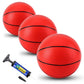 TNELTUEB Mini Basketball for Kids Replacement 3 Pack with enhanced Pump  Fits All Standard Swimming Pool Basketball Hoop Indoor Outdoor Pool Game Toy Water Games - Soft and Bouncy8.5 Inch