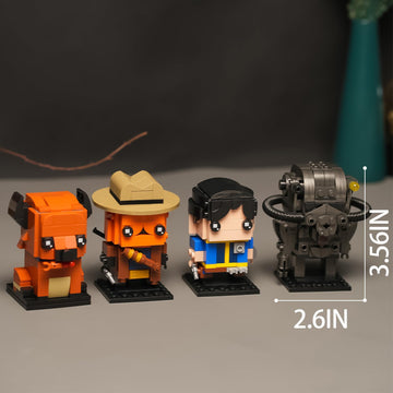 Wasteland Mech Soldier Figure Building Set Compatible With Lego For Adults,Halloween Toy For Boys And Girls 8-12 Years Up 581 Pc