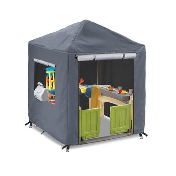Hadisi Outdoor Kids Playhouse Cover,Waterproof Cover Suitable For Step2 Playhouse And Playhouse Of The Same Size As Other Brands