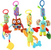 Slipps Baby Toys For 0 3 6 9 12 Months, Soft Hanging Crinkle Rattle Sensory Learning Toy Infant Newborn Stroller Car Seat Crib T