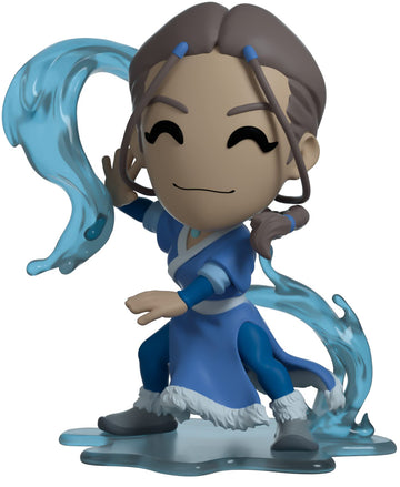 You Tooz Katara Vinyl Figure, 4.1'' Katara From Avatar The Last Airbender, High Detailed Collectible Figure - Youtooz Avatar The Last Airbender Collection, Blue,Grey