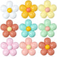 BTZO 16 Set Daisy Flower Balloons Kit - Multicolor Rubber Decorations for Birthday, Baby Shower, Wedding, and Retro Theme Parties