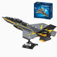 Military Series F-35 Lightning II Fighter Jet Air, Building Block Set Compatible with Lego Plane, Starplane Building and Militar