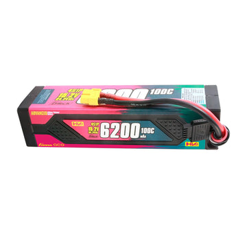 Gens Ace G-Tech High Voltage 15.2V 6200Mah 100C 4S Lipo Battery Hardcasewith Xt60 Plug