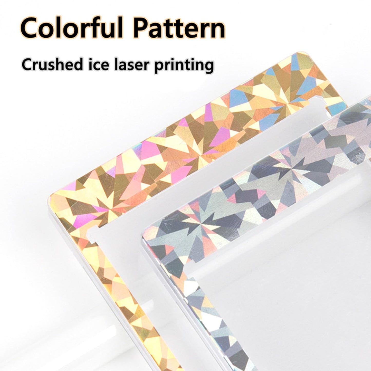 5 PCS Magnetic Card Holder  35pt One Touch Laser Bronzing Card Holder  U-V Protectors Hard Plastic for Trading Cards  Magnet Case  Sports  Football  Baseball Cards Holder-Glass Green