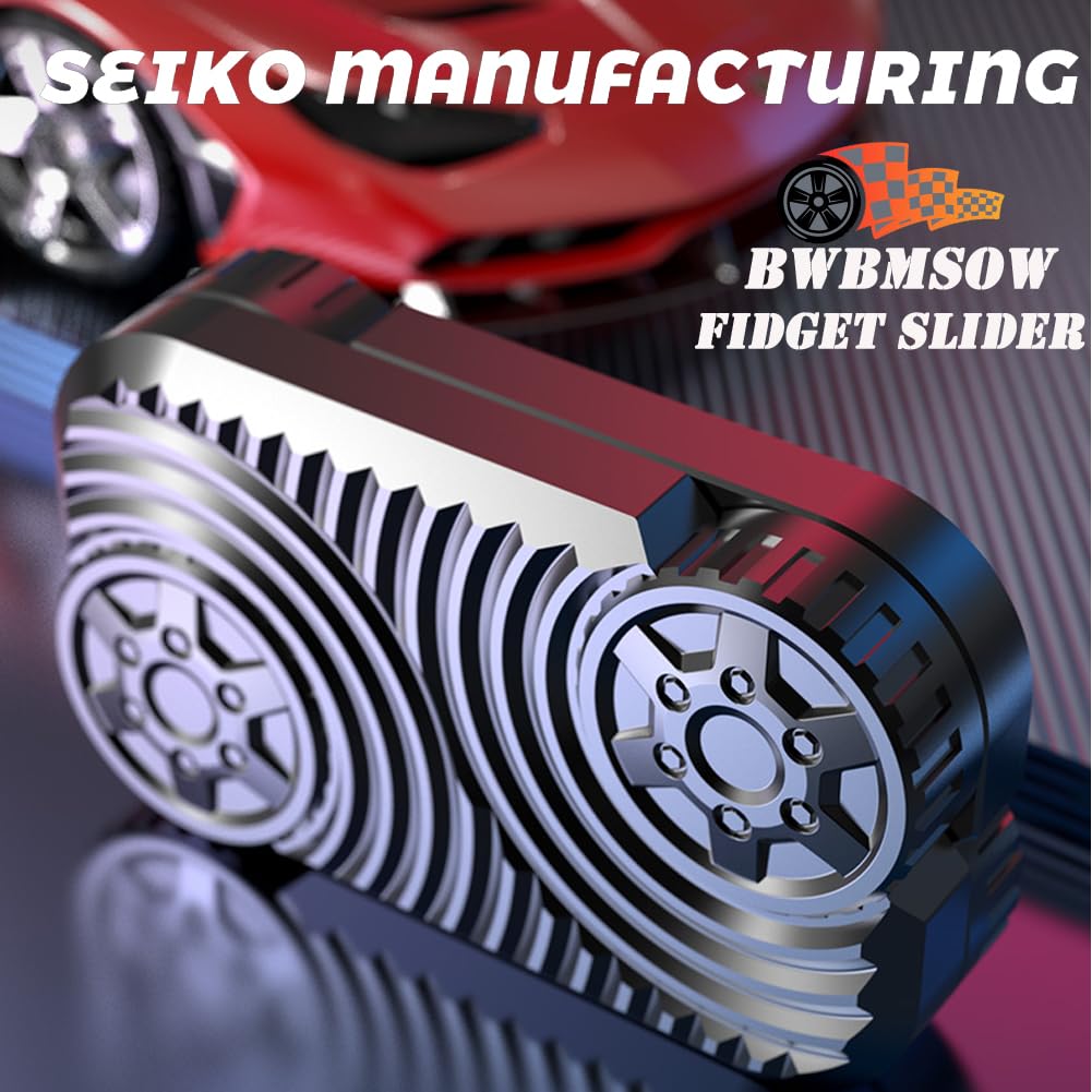 Metal Fidget Slider - Magnetic Brick Fidget Toy EDC Fidget Toys for Adults, ADHD Anxiety Stress Relief Toys, Ideal Gifts for Fat