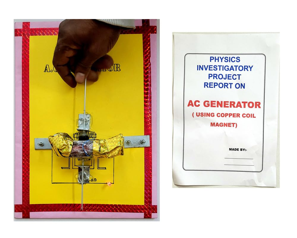 Ac Alternative Current Generator Project Model For School And College Educational Electronic Hobby Kit