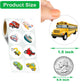 Hohamn 600 Pcs Transportation Stickers for Kids Teachers 1.5 Inch 16 Styles Transportation Vehicle Assorted Car Motorcycle Ship