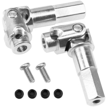 Vgoohobby 2Pack Universal Steering Joint Drive Shaft Front Axle Dogbone Compatible with WPL C14 C24 C34 B24 B36 MN Model D90 D91