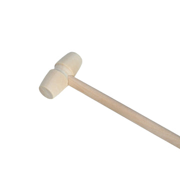 24 Pieces Mini Wooden Hammers Natural Wood Mallets Gavel Toy For Kids
