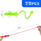 Lovestown 32Pcs Colorful Sticky Lizards, Stretchy Rubbery Sticky Lizards Stretchy Sticky Toys For Kids Party Favors Goodie Bag S