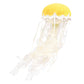 Double Bread Jellyfish Plush Toy - Cute Yellow Stuffed Animal for Room Decor, Birthday Gift, Model t-3