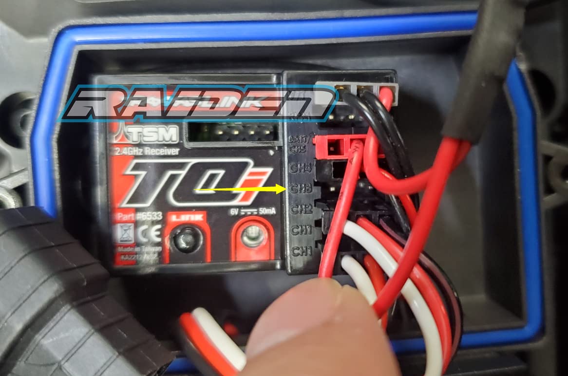 Raidenracing Super Bright 22 LED Front Bumper Lamp Light - White for Traxxas 1/6 XRT & 1/5 X-MAXX, Aluminum