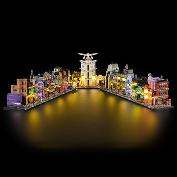 Briksmax 2.0 Light Kit For Lego-76444 Diagon Alley Wizarding Shops -Innovative Led Lighting Kit Compatible With Lego Harry Potte