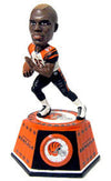 Forever Collectibles NFL Cincinnati Bengals Mens Cincinnati Bengals Chad Johnson Bobblehead Clock, Team Colors One Size
