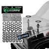 RC Body Mounts Protection Kit, 49 Pieces Black PVC RC Body Clips Washers, Protect Body & Mounting During Impact, RC Car Body Cli