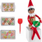 The Elf on The Shelf Itty Bitty Baker Outfit - 7 Piece Claus Couture limited availability 2019 Holiday Outfit - Baking Sheets  Spoon  and Apron Included - Christmas Cookie Baking Set for Both Boy and Girl Elves