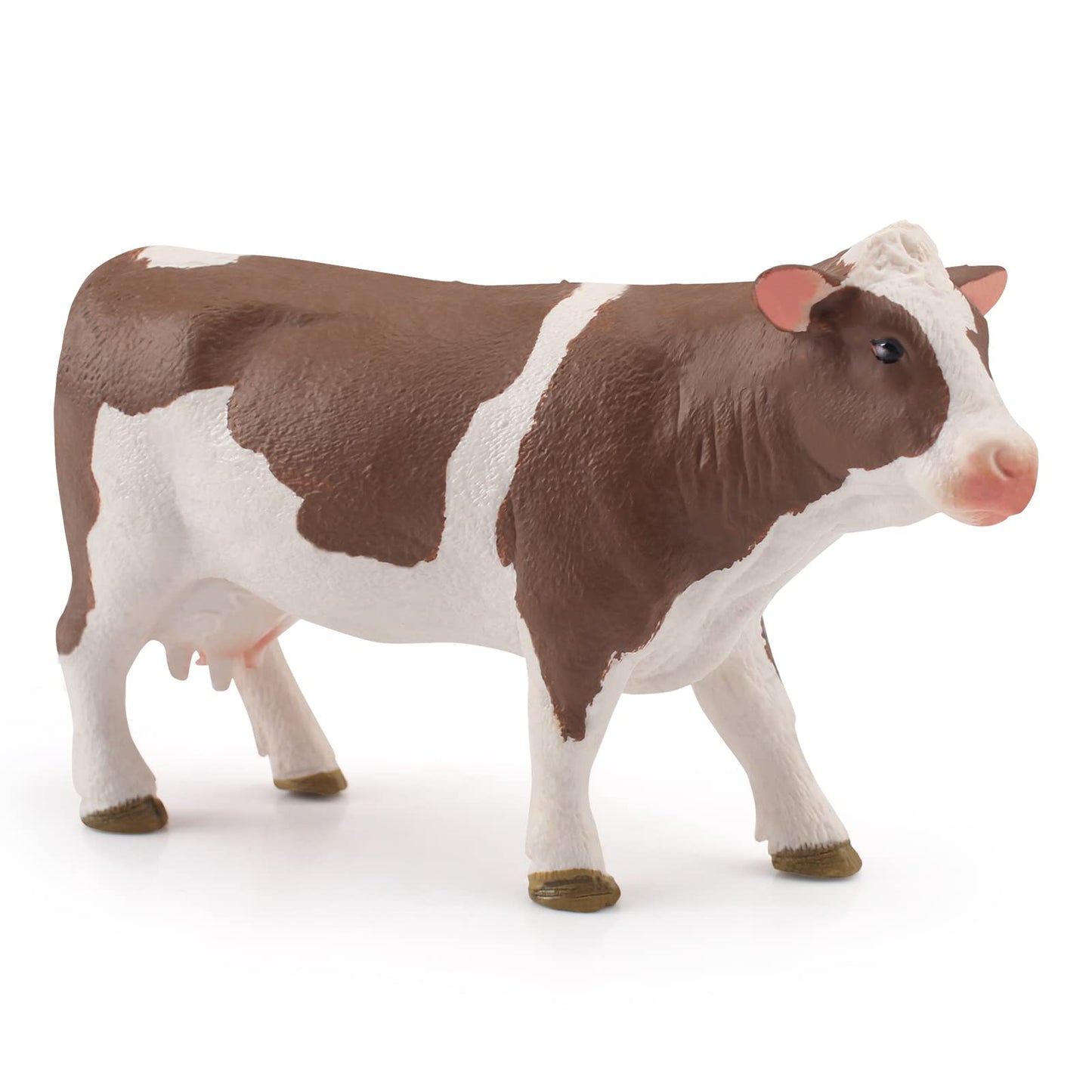 Cow Toys For Kids Large Cow Figure Realistic Cow Figurine Toy Animal Figure For Toddlers Simmental Cows Holstein Cow Figures Sch