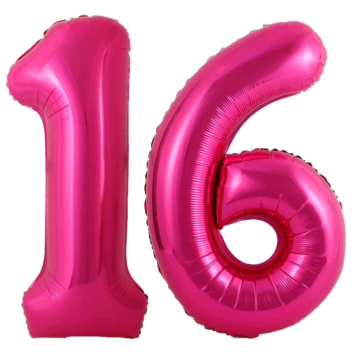 40 Inch Hot Pink 16 Number Balloons Giant 16 Or 61 Balloons Hot Pink Birthday 16 Balloons 16Th Birthday Anniversary Party Decora