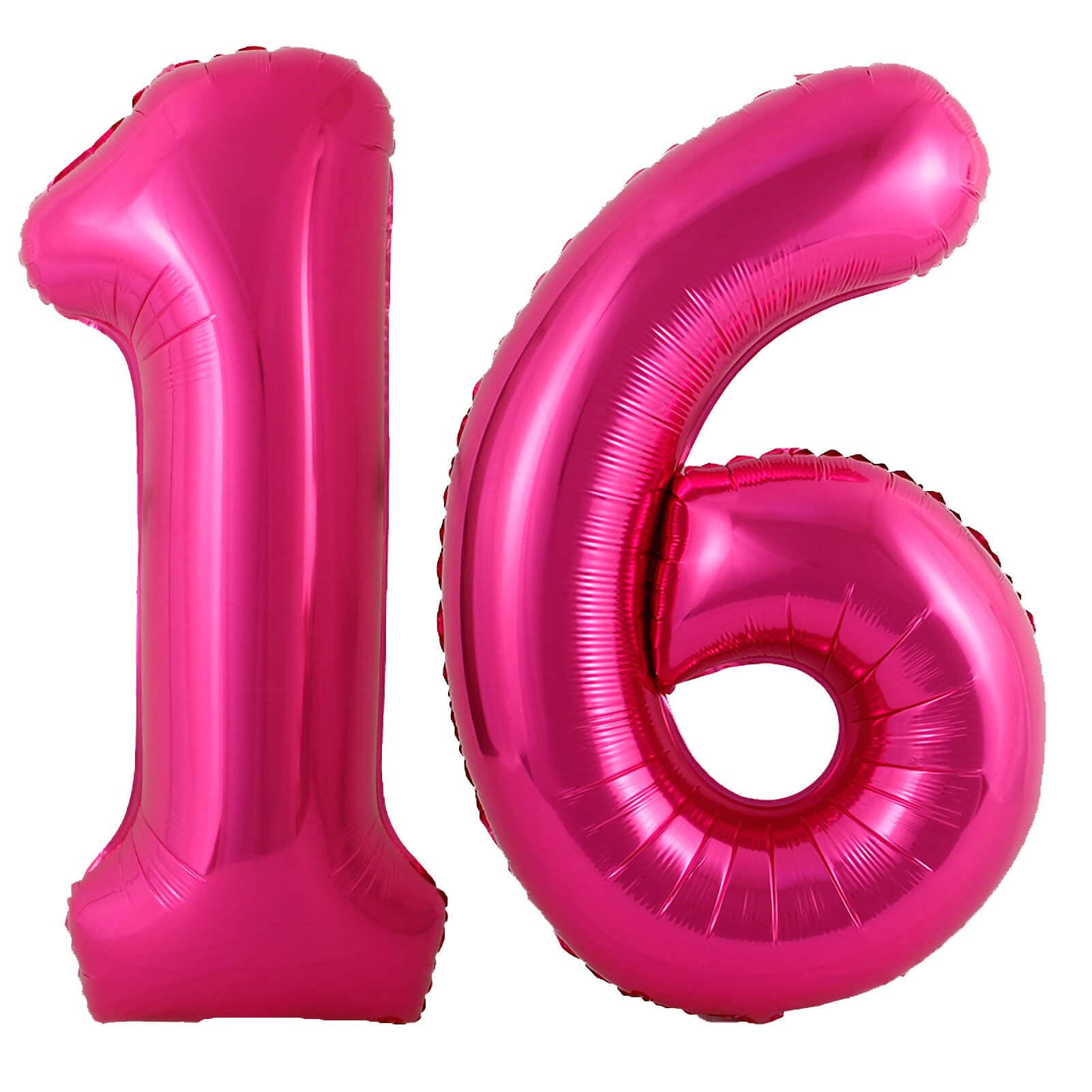 40 Inch Hot Pink 16 Number Balloons Giant 16 Or 61 Balloons Hot Pink Birthday 16 Balloons 16Th Birthday Anniversary Party Decora