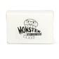 Monster Protectors Magnetic Double Deck Box - White, Holds 150 Gaming TCGs, Self-locking Closure, Compatible w Standard & Smalle