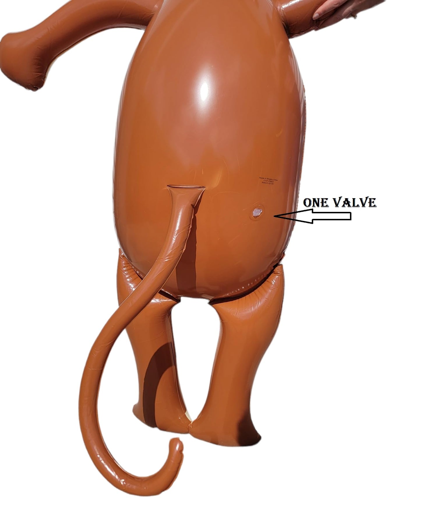 Huge 65' (Over 5 Feet) Tall Inflatable Monkey (Vinyl) Fun Jungle Animal Safari Africa Tropical Birthday Party Decoration! (1 Pack)