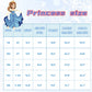 Baufuuya Princess Elsa Costume For Girls, Princess Cstume For Toddler Birthday Party Dress Up With Accessories Crown