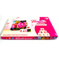 Fingo Brain Flower Blocks Puzzle Alphabets & Number with Pictures & Colors . Pink