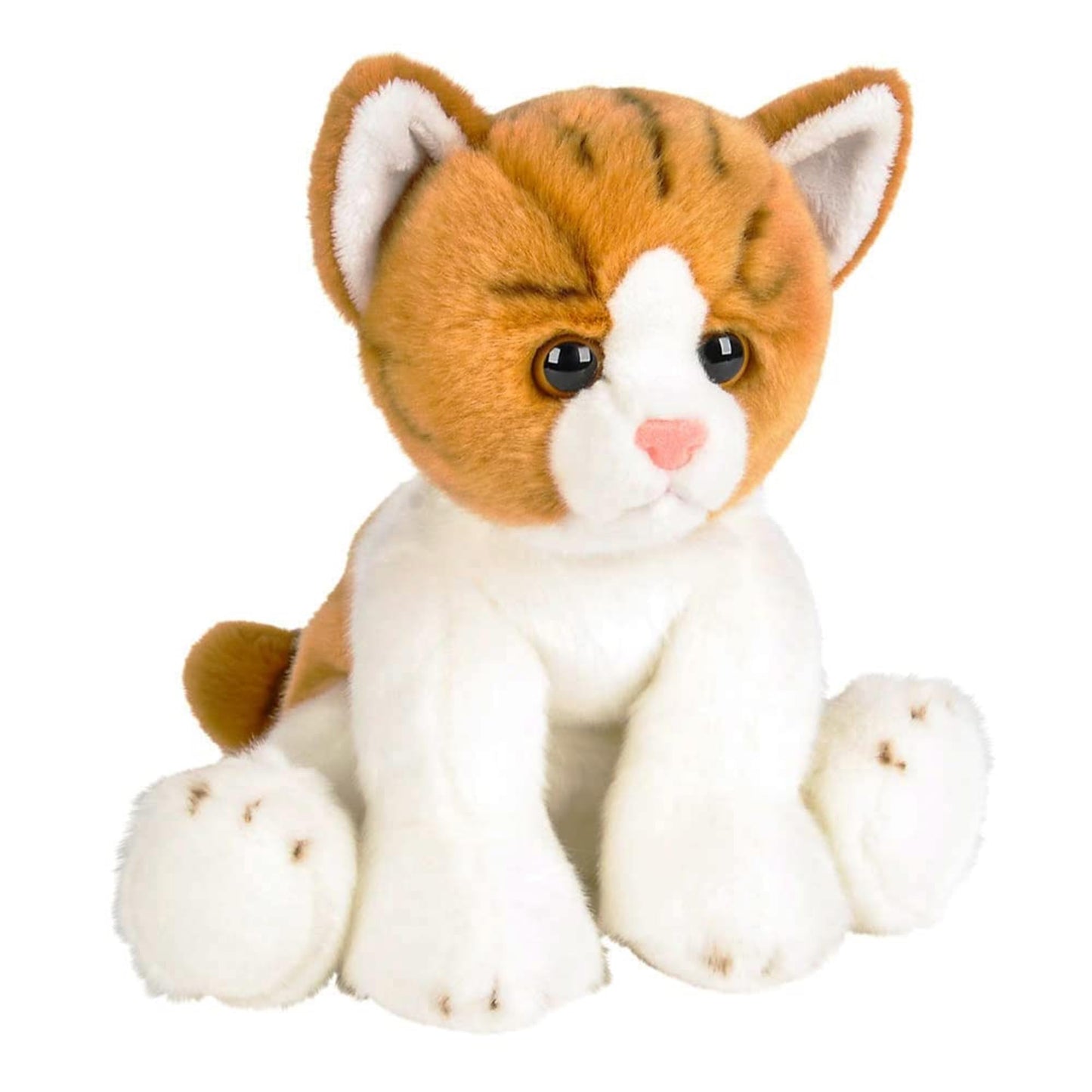 Forest & Twelfth 12 Orange Striped Cat Plush  Heirloom Collection Stuffed Animal  enhanced Materials  Best Gift for Kids Age 3+  Nursery and Room Decor (12'' Striped Cat Orange)