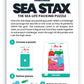Brainwright - Sea Stax - The Deep Sea Creature Shaped Pattern Puzzle Packing Game, Multi-Colored Brain Teaser Toy, Kids And Adults