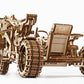 UGEARS Motorcycle with Sidecar Scrambler UGR-10 - Mechanical 3D Wooden Puzzles for mature-themeds - DIY Model Kits for mature-themeds with Moving Engine - Collectible Moto 3D Puzzle Model Kit - 380 Pcs