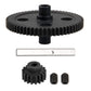 ShareGoo Metal Spur Diff Differential Main Gear 62T & 17T Pinion Motor Gear Center Reduction Compatible with WLtoys 12428 12423