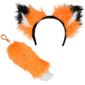Rhode Island Novelty 12 Inch Fox Ear And Tail Set