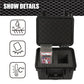 G-Plus Graded Card Storage Box For Bgs Psa Sgc Fgs Weatherproof Graded Sports Trading Cards(Small, Black)