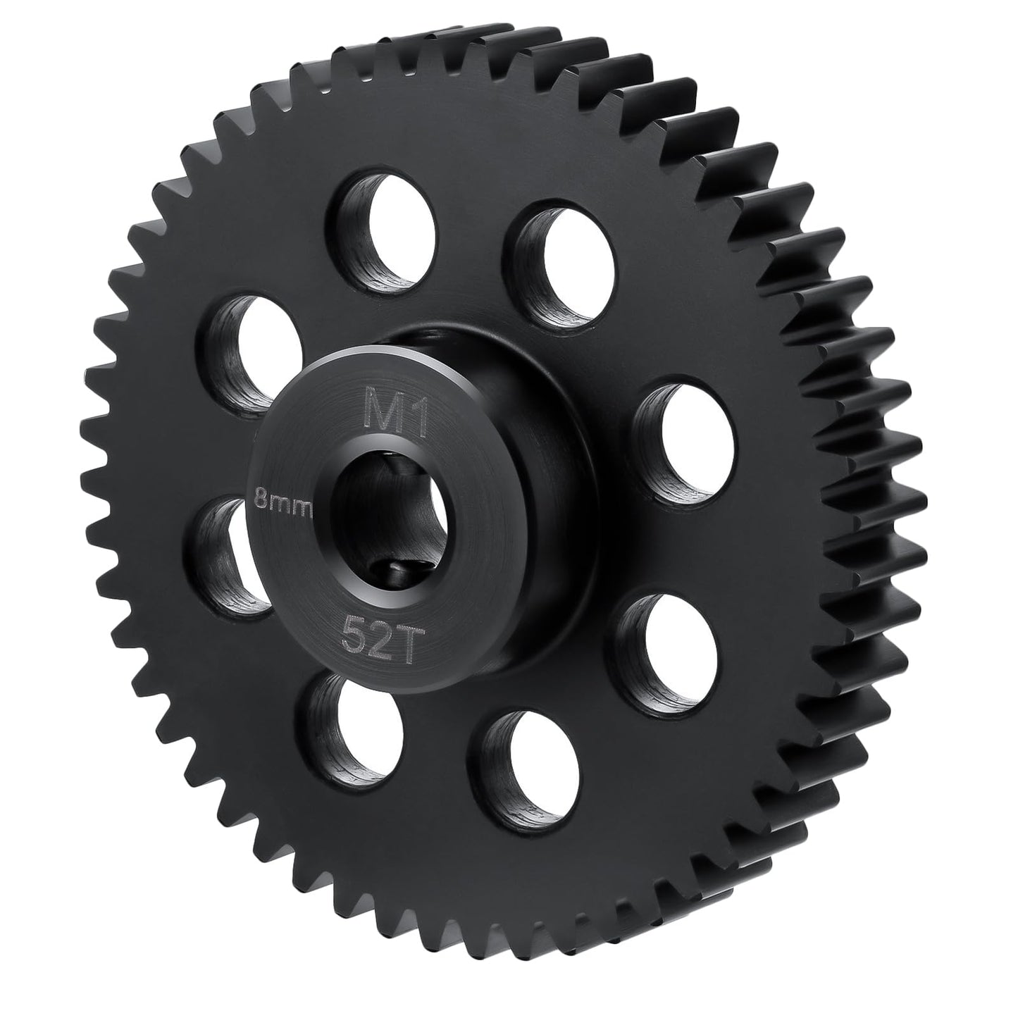 BRKRC Steel 8mm Bore Mod 1 41T 42T 49T 51T 52T 53T 55T 56T Pinion Motor Gear for Tra-xxas Slash X maxx 8S XRT 1/5 1/6 1/8 1/10 R