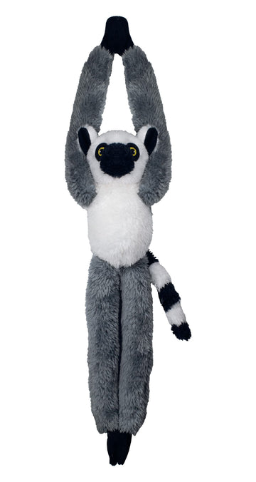 Deluxebase EcoBuddiez Tree Huggers - Ring Tailed Lemur from Small 55cm Hanging Soft Toy Made from Recycled Plastic Bottles. Eco-