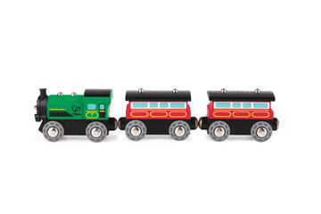 Hape Kids Wooden Railway Steam Engine Toy
