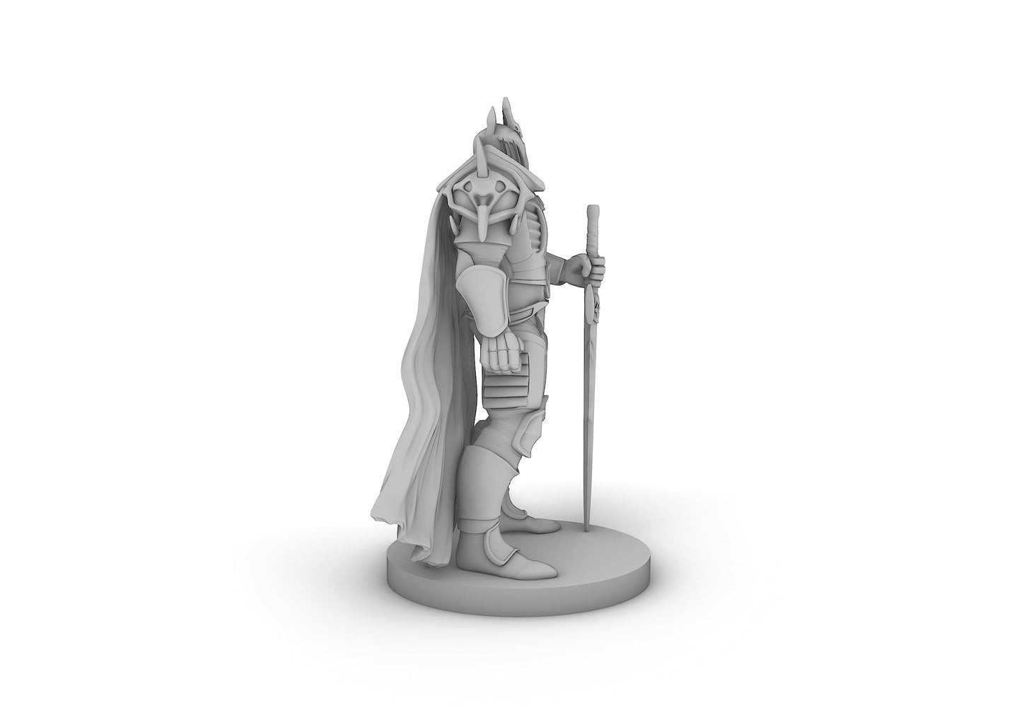 Fallen Paladin Tabletop Dnd Gaming Miniature