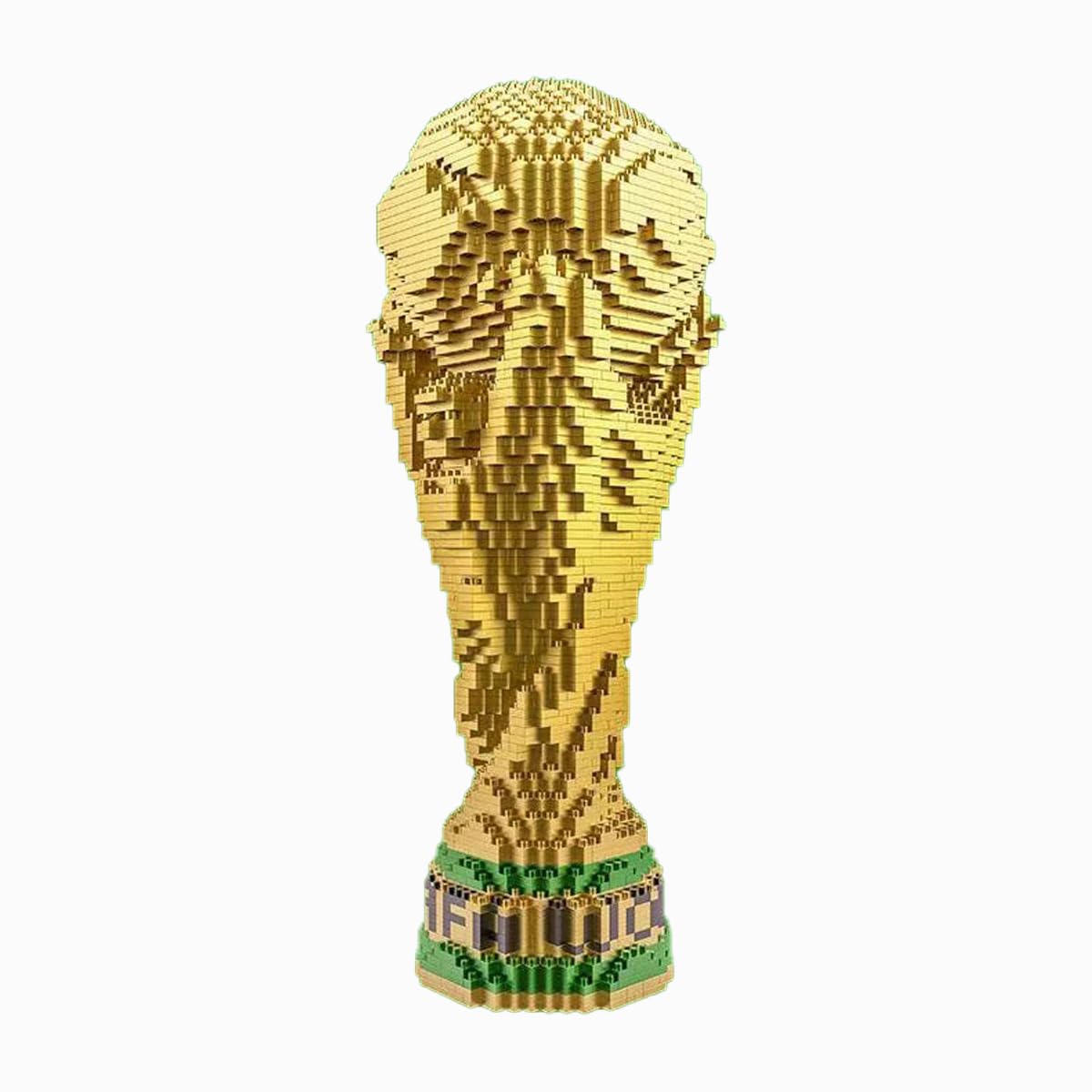 Bdydt Architecture Micro Mini Blocks World Cup Trophy Model Building Set-(4000+ Piece) Micro Mini Bricks Toy, Gift For Adults An