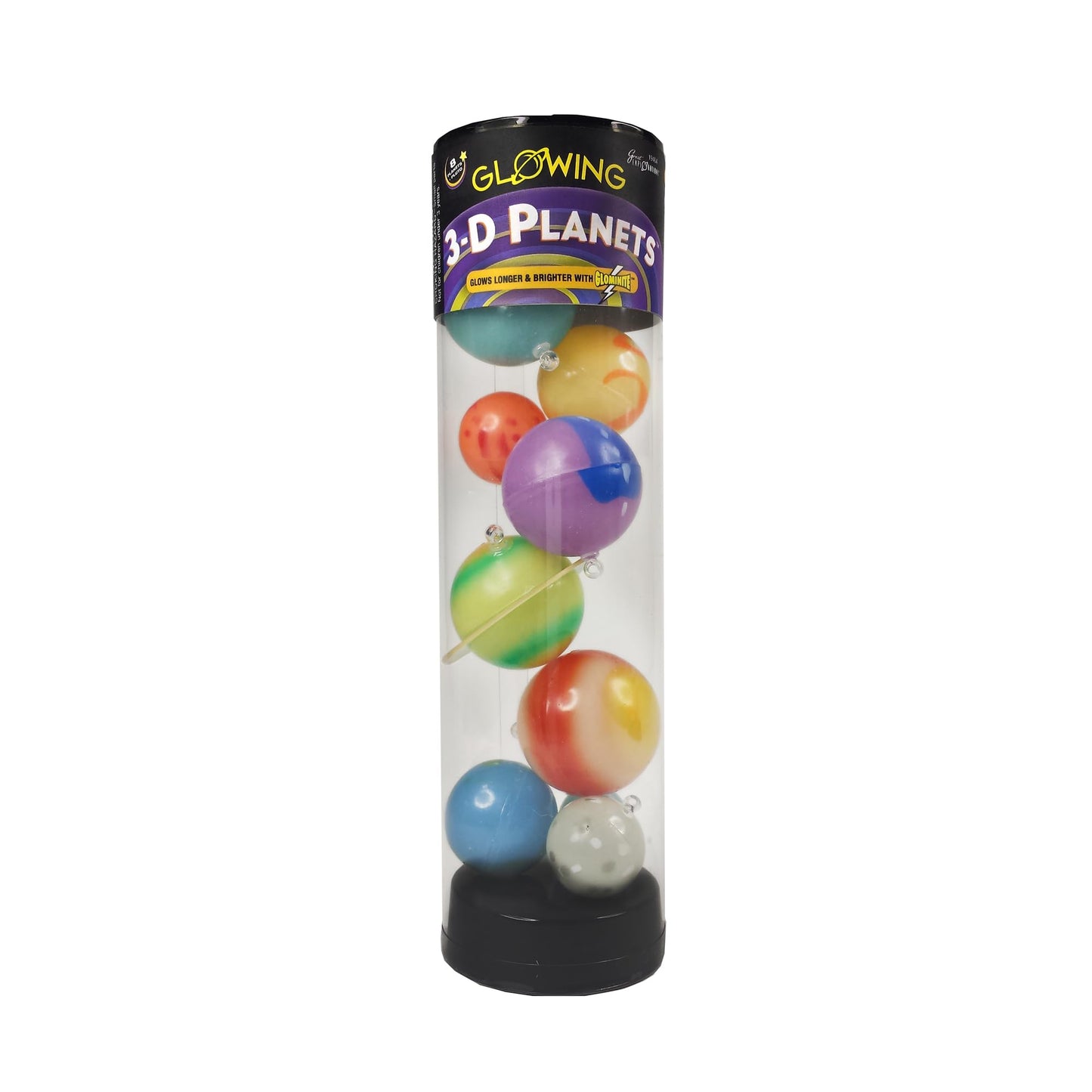 University Games 3-D Planets In A Tube Glow-In-The-Dark